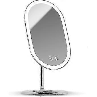 Fancii Wall Mount LED Lighted Makeup Mirror: Rechargeable Cordless Beauty Mirror with 3 Dimmable Lig