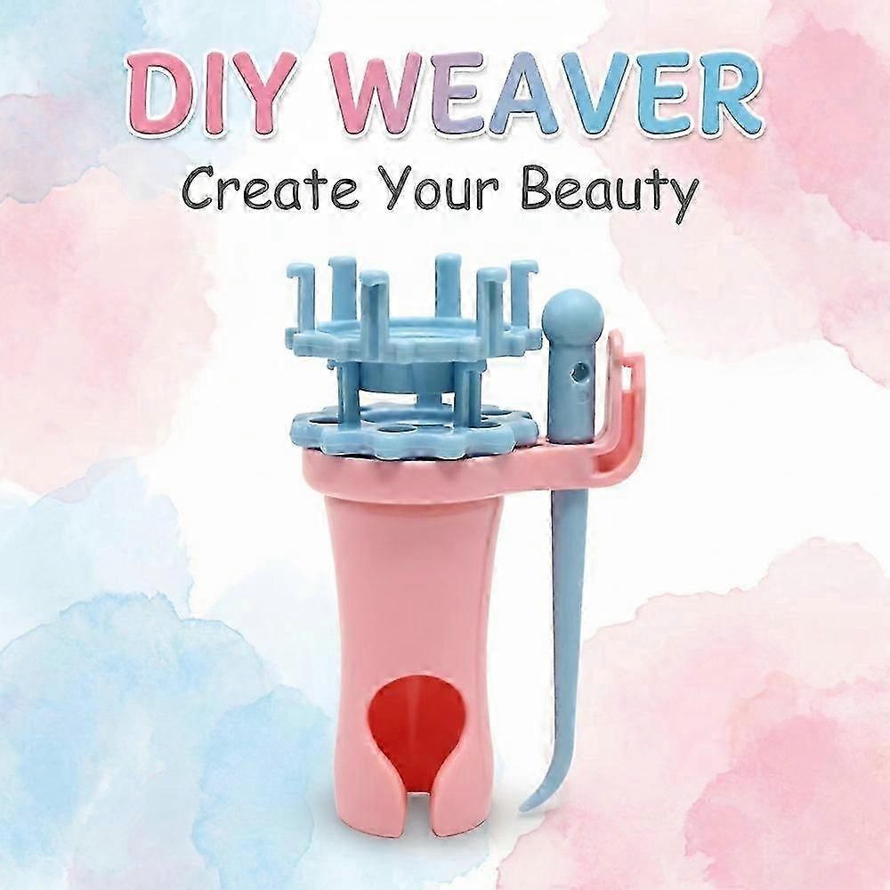 Double Ended Bracelet Weaving Tool Interchangeable Plastic DIY Loom Kit