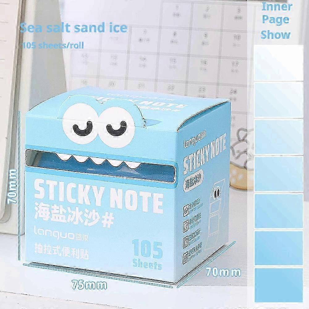 Pull Out Note Paper Pearlescent Sticky Notes Taking Calender Reminder