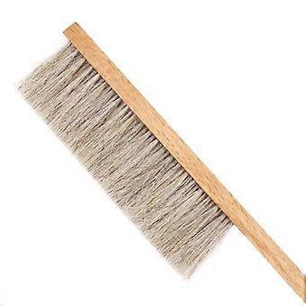 Wood Honey Brush Wasp Bee Sweep Two Rows Of Horse Tail Hair Beekeeping Tools