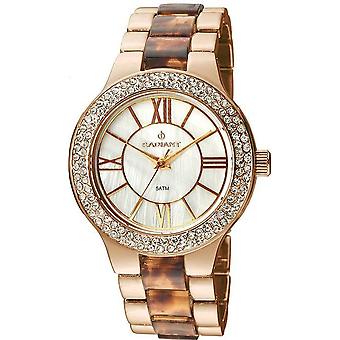 Radiant new royal Quartz Analog Woman Watch with RA220201 Gold Plated Stainless Steel Bracelet
