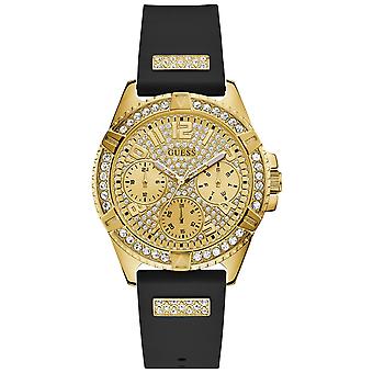 Guess watches ladies lady frontier Quartz Analog Woman Watch with W1160L1 Rubber Bracelet