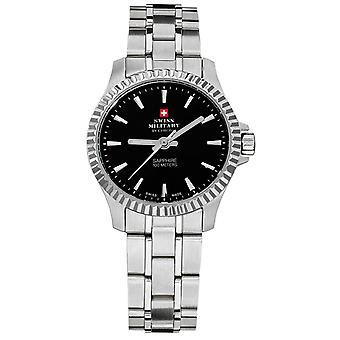 Swiss Military Quartz Analog Woman Watch with SM34020.01 Stainless Steel Bracelet