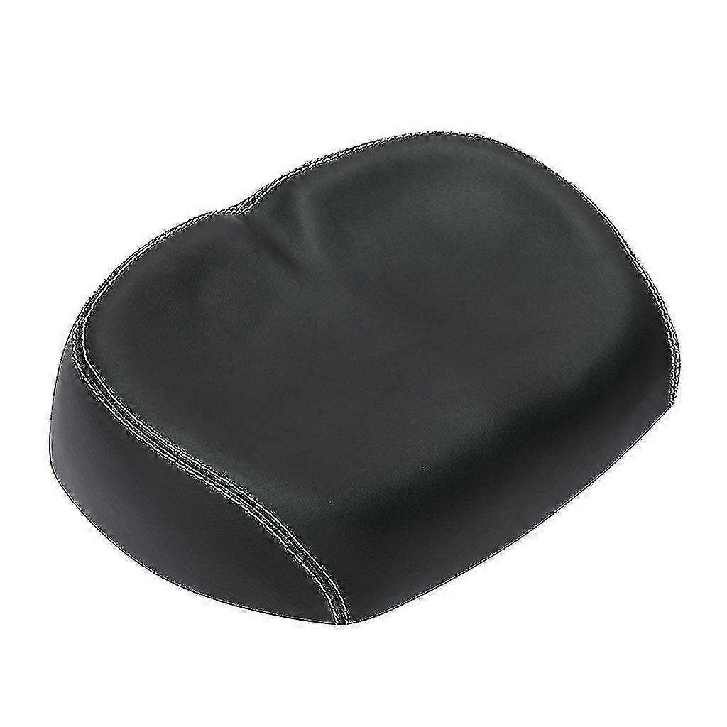 Widened Noseless Bike Saddle