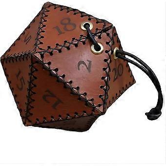 Waterproof PU Leather D20 Roleplay Dice Bag