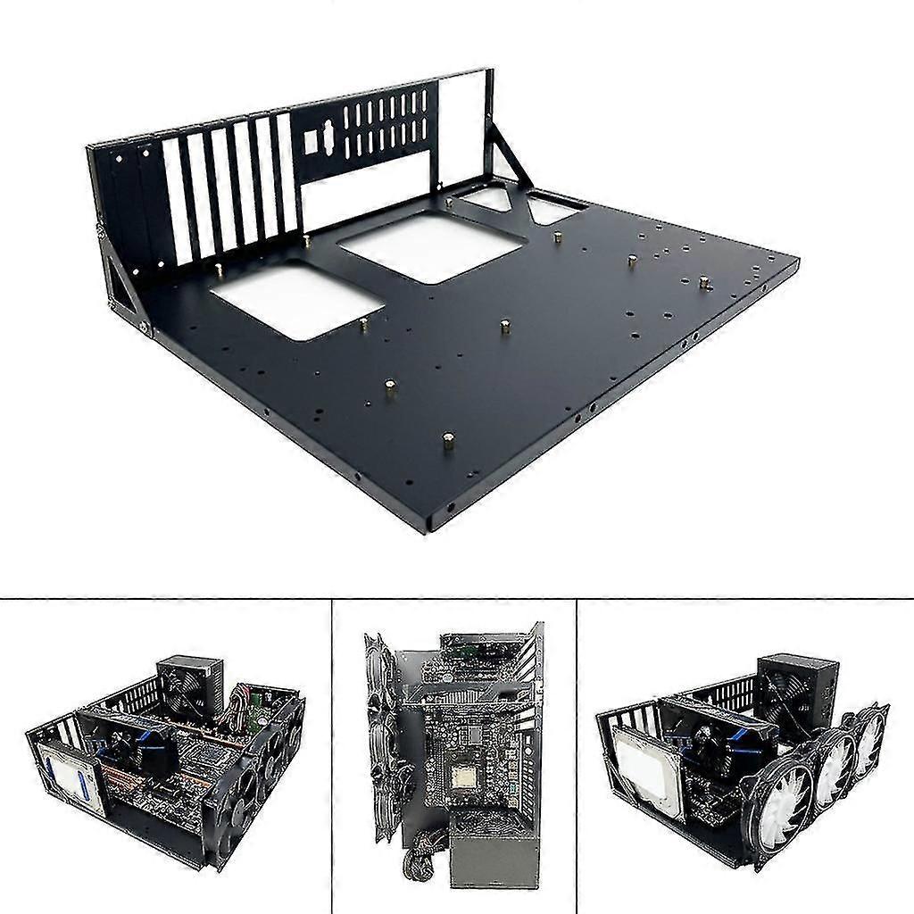 Gpu Aluminum Open Miner Mining Frame Rig Case Support Computer Tower Cases