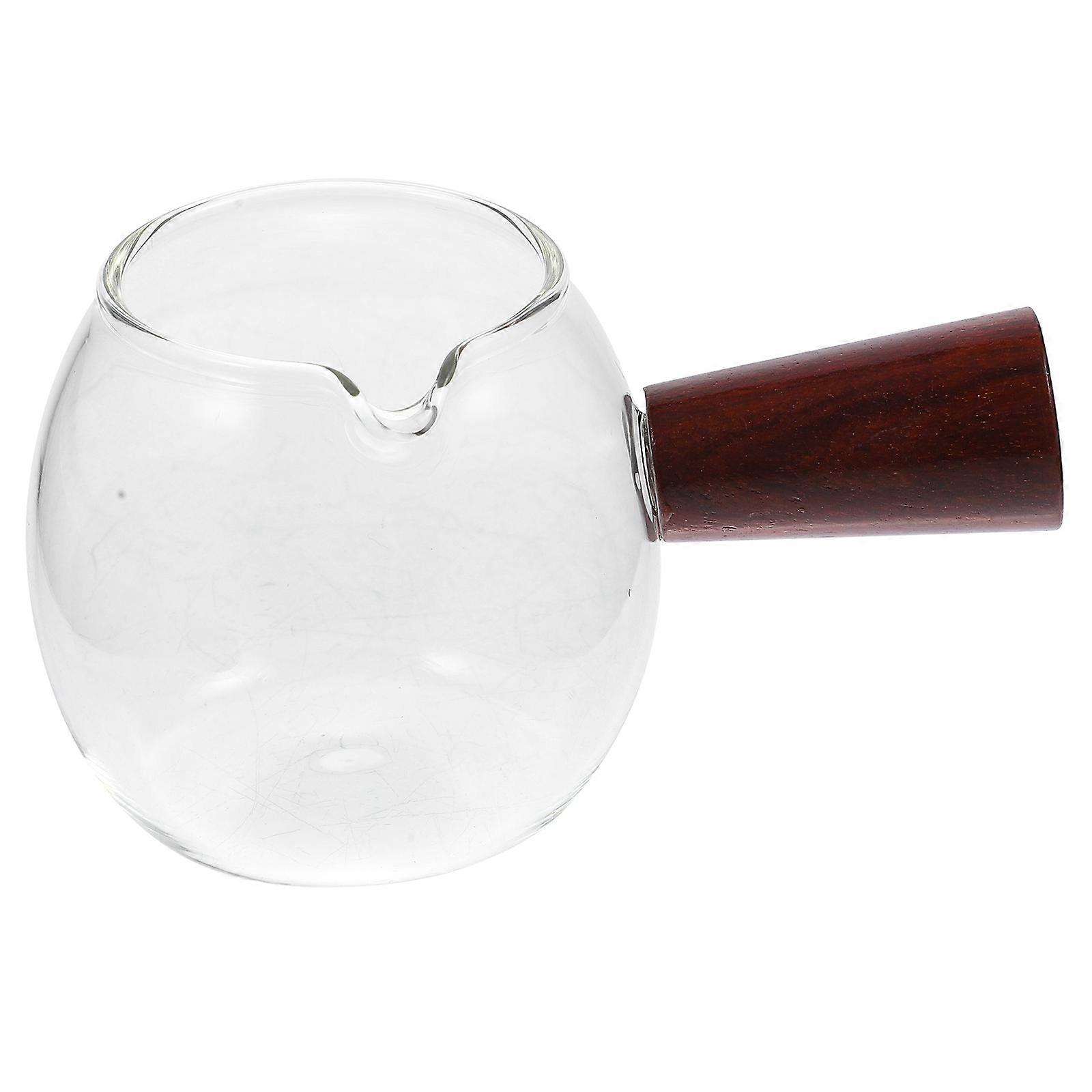 Transparent Glass Drinking Cup Multi Function Mug for Breakfast 4Pcs