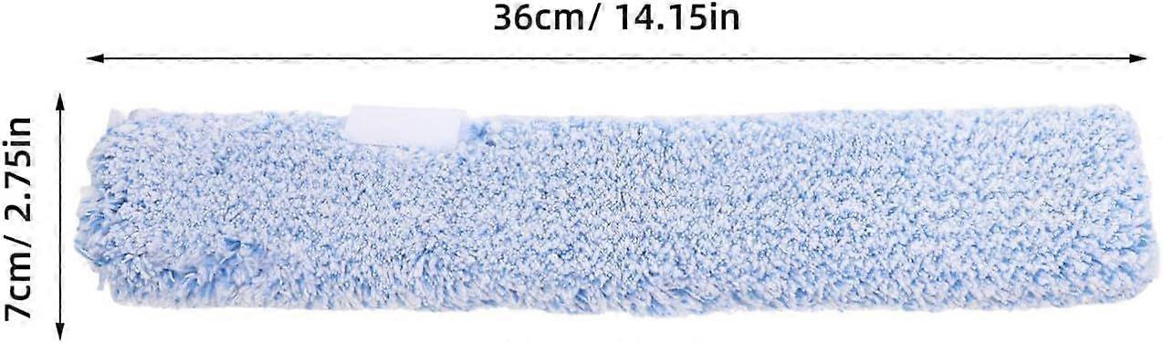 Window Cleaner Refill Pad, Washable, Blue