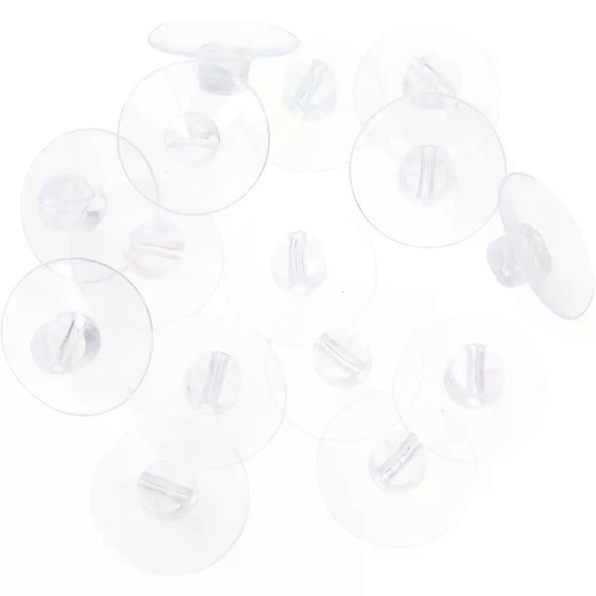 20Pcs Suction Cable Clips for String Lights, PVC Wire Holders