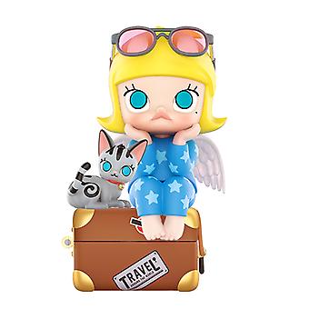 Pop Mart Molly Keen On Travelling Figurine Cute Action Kawaii 