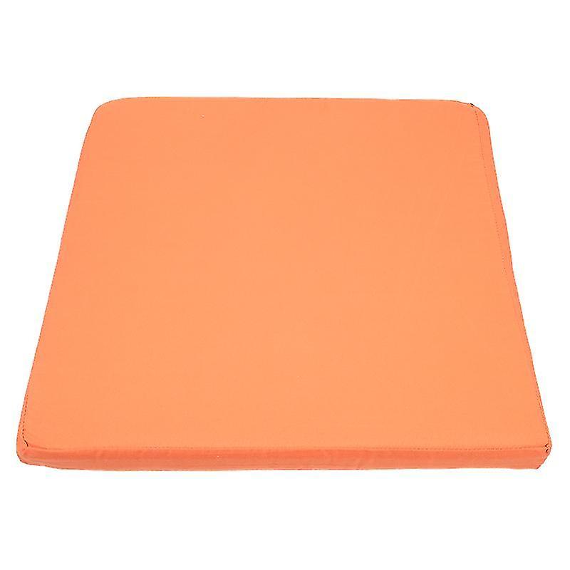 40X40x3.5cm Orange Picnic Blankets Comfortable Stool Cushion Square Seat Cushion Portable Butt Cushi