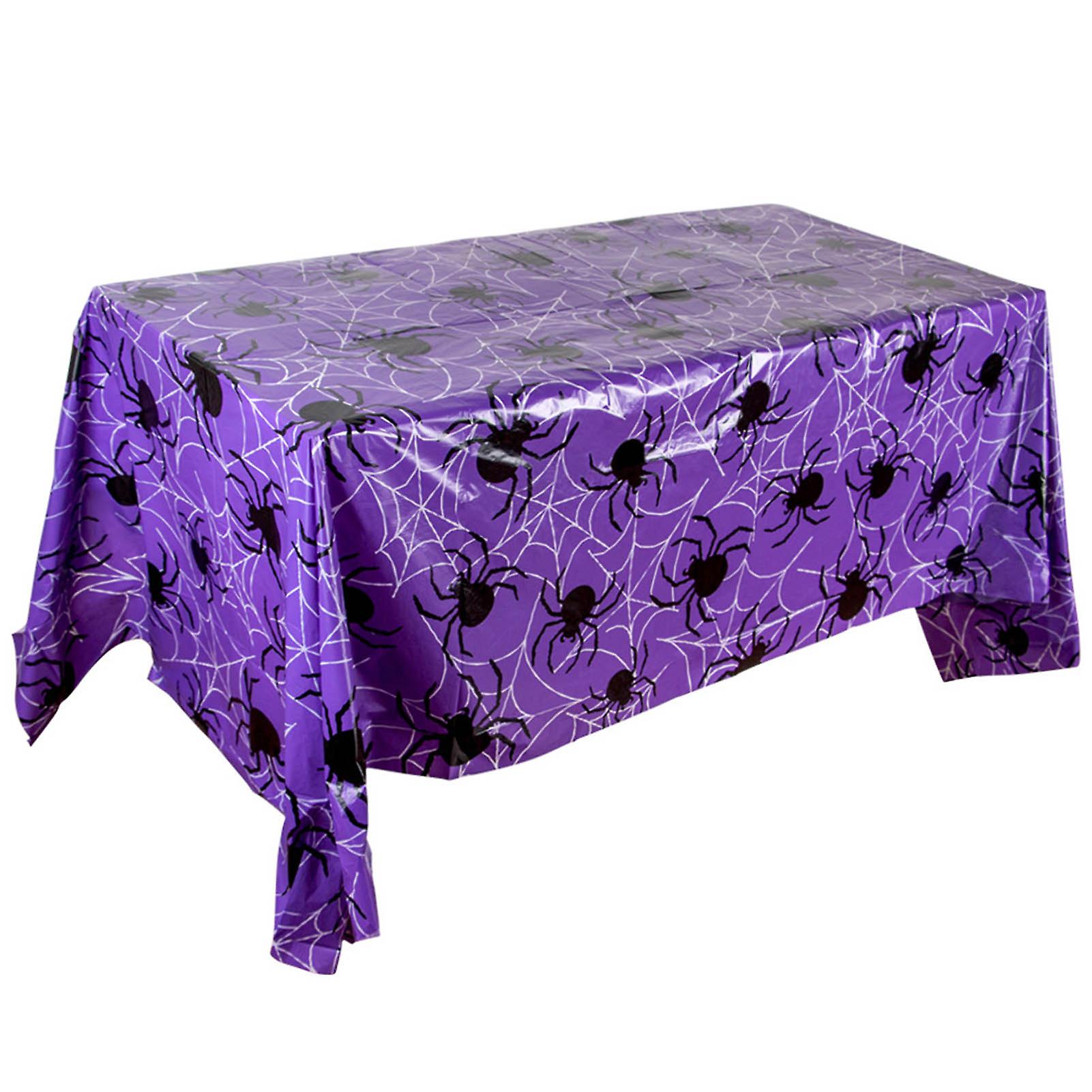 Halloween Table Linens Rectangle Fabric Reusable Washable Rectangular Table Covers For Dining Table Decoration