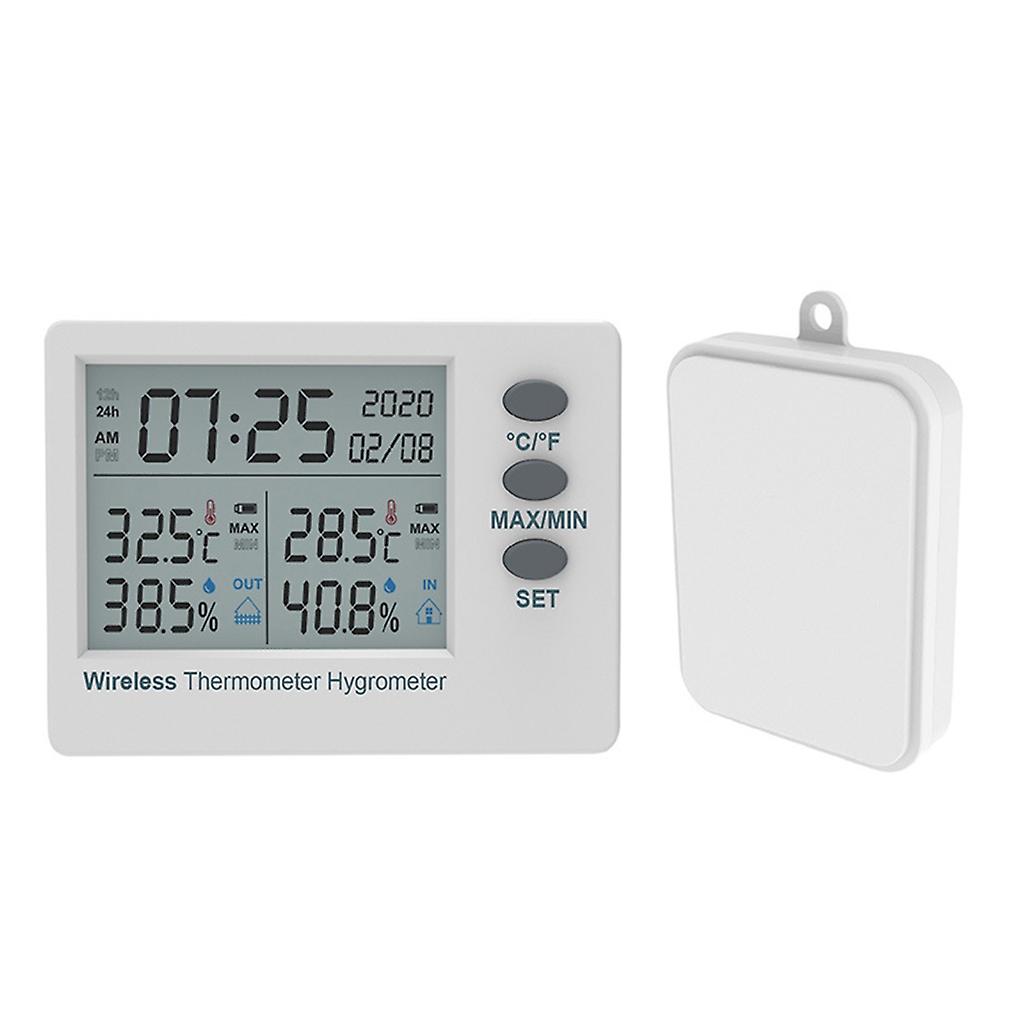 Wall Mount Tabletop Smart Temperature Humidity Detector for Indoor Outdoor