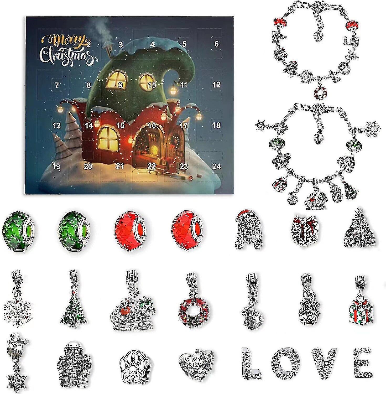 Advent Calendar 2024 Christmas Dinosaur Scene Advent Calendar, Countdown To 24 Dinosaur Number Toy Set CC
