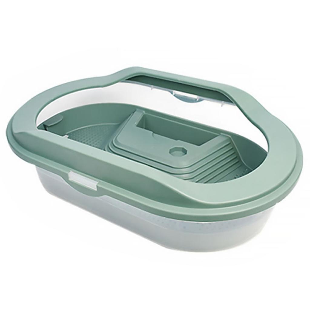 Reptile for Tank Anti-Escape Spacious House for Turtle Habitat with Basking Slop