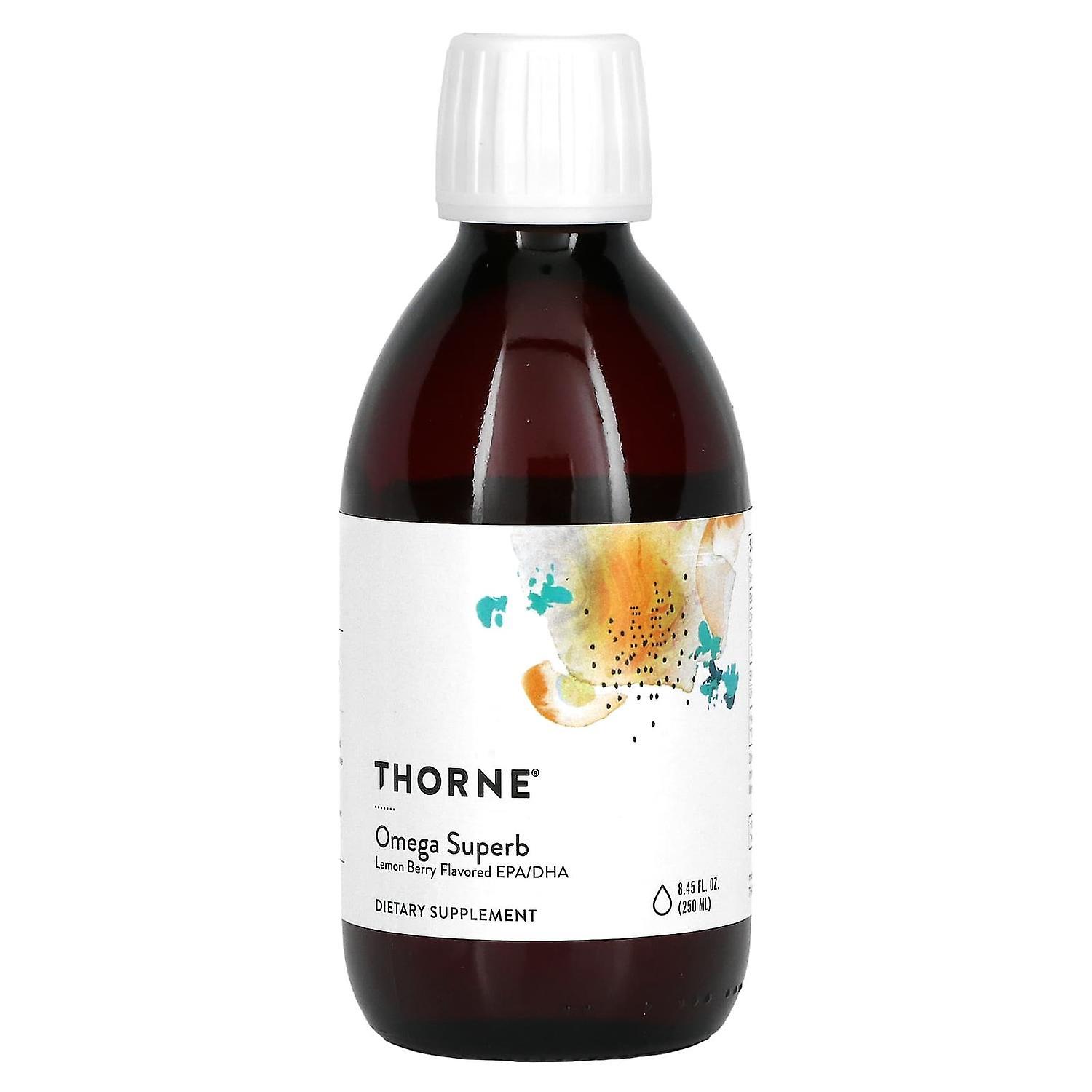 Thorne Research, Omega Superb, Lemon Berry, 8.45 fl oz (250 ml)