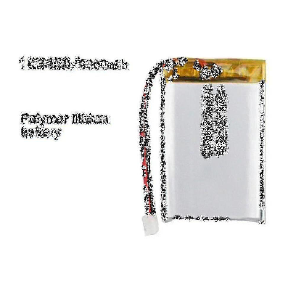 103450 3.7v 2000mah Lipo Polymer Lithium Rechargeable Battery