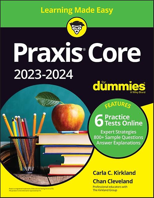 Praxis Core 20232024 For Dummies With Online Practice by Chan The Kirkland Group Cleveland Paperback