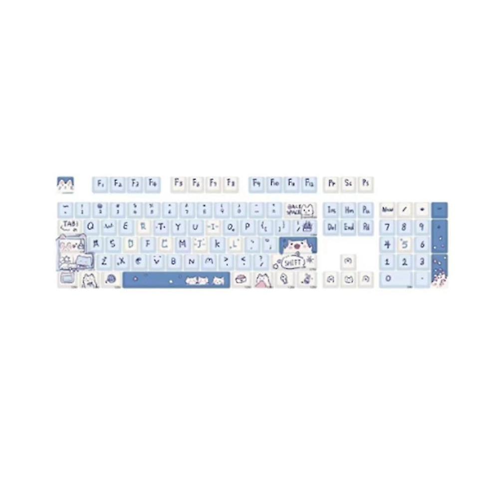 148pcs Mda Height 5 Sides Heated Pbt Keyboard For Mechanical Keyboard Keyboard Diy Kit A