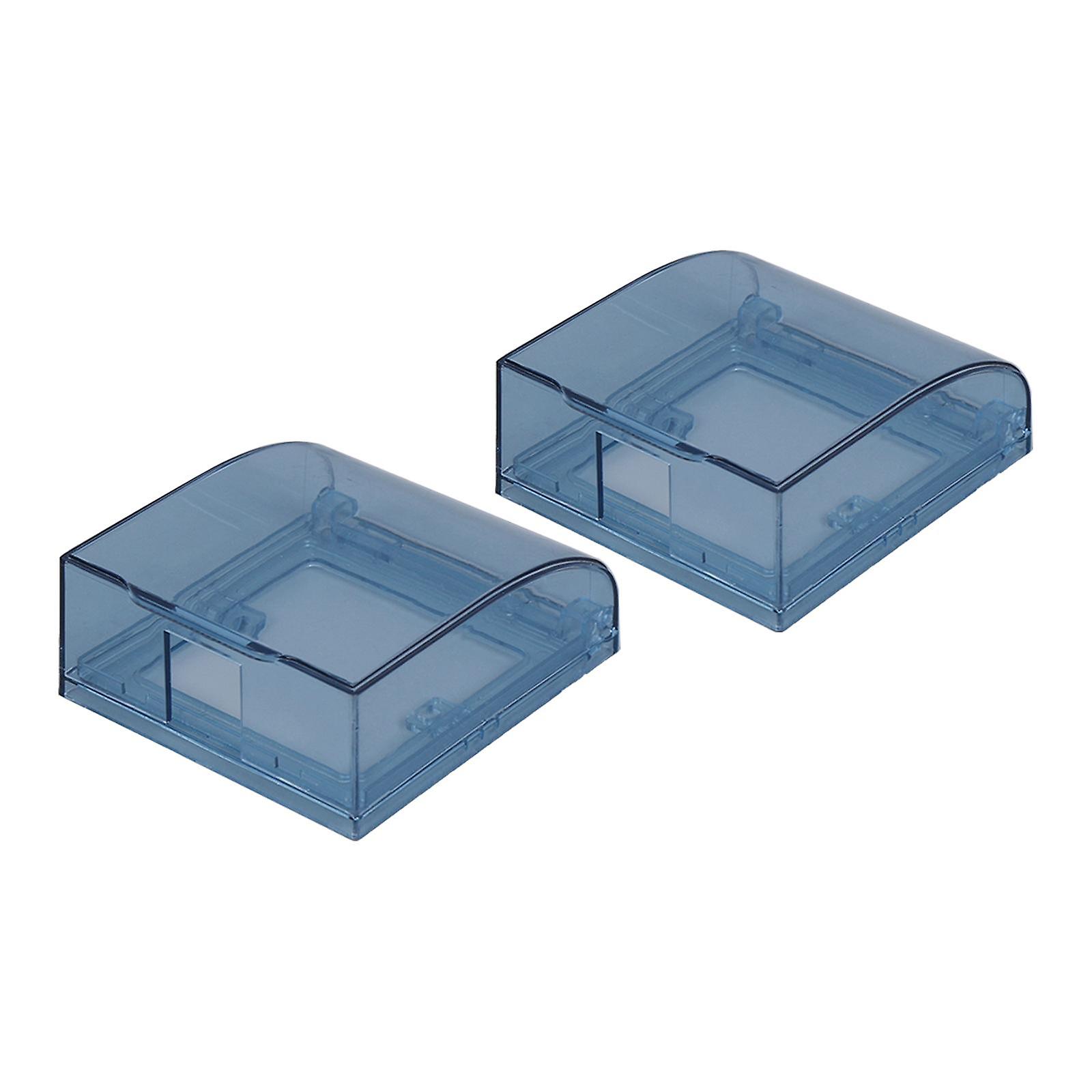 2 Pieces Wall Switch Socket Waterproof Cover Splashproof Box