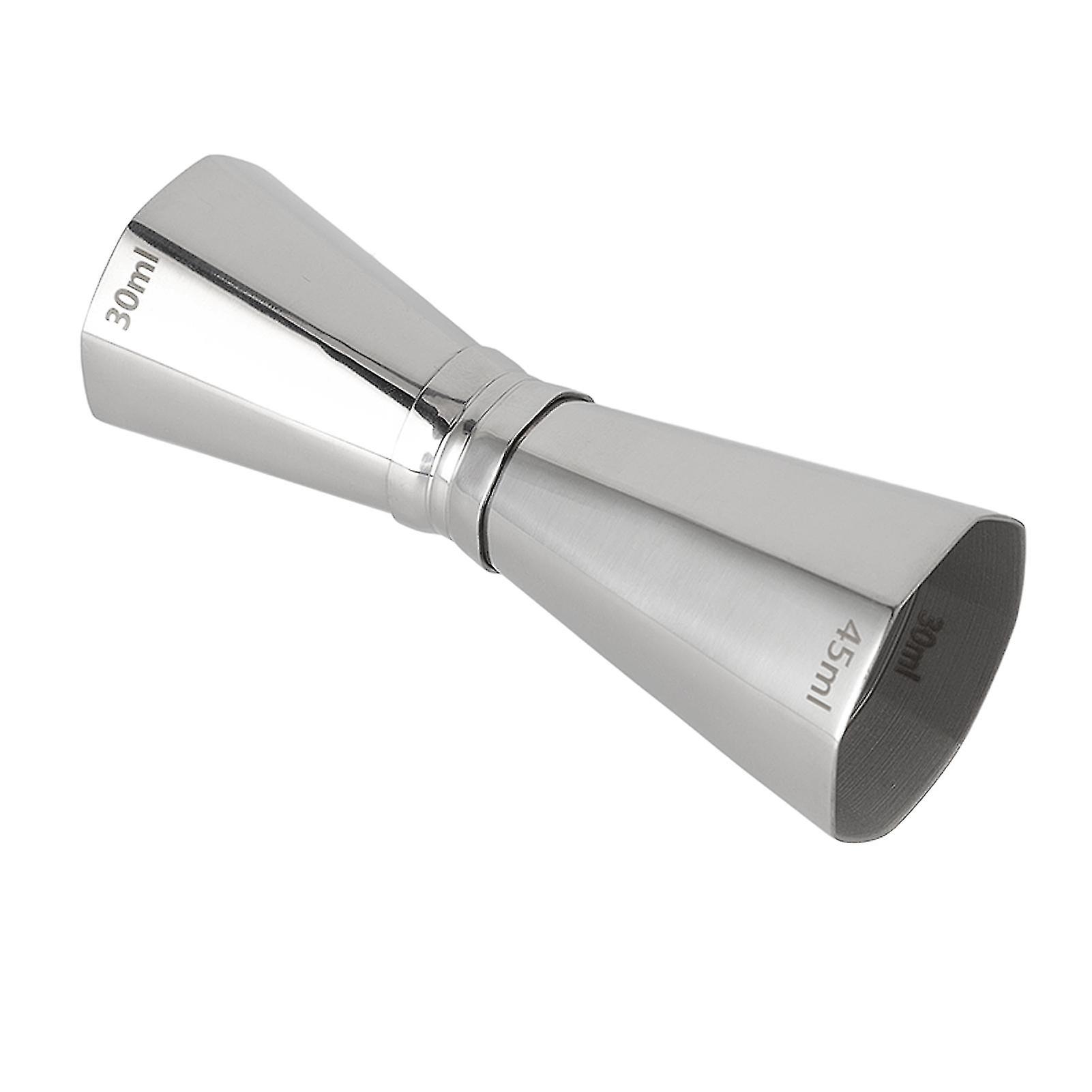 304 Stainless Steel Jigger with Scales Octagonal Double Cocktail Jigger Measuring Tool for Bartenders 