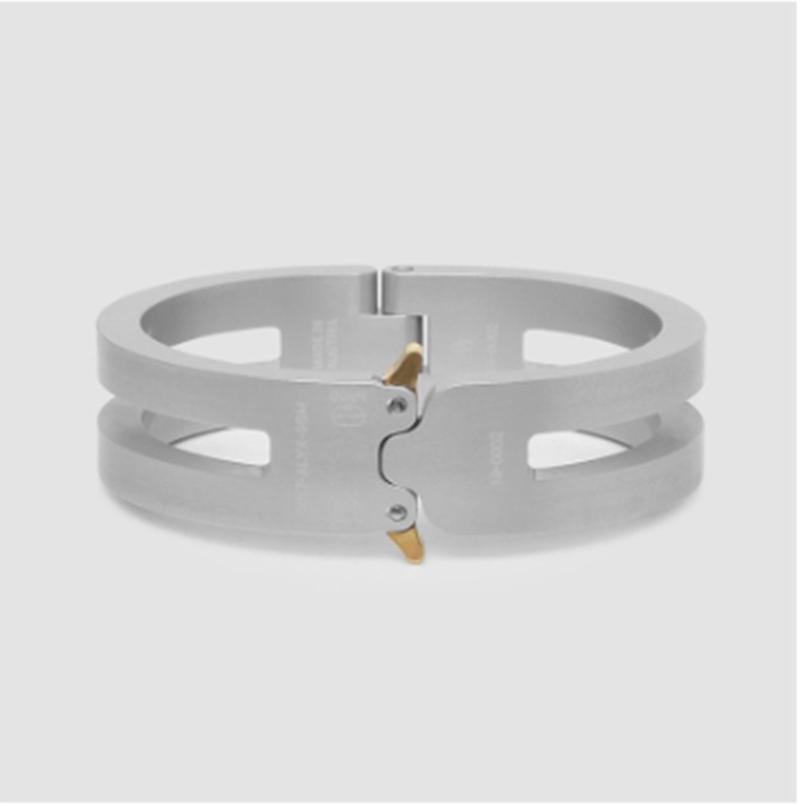 Industrial Function Wind Metal Lock Buckle Bracelet