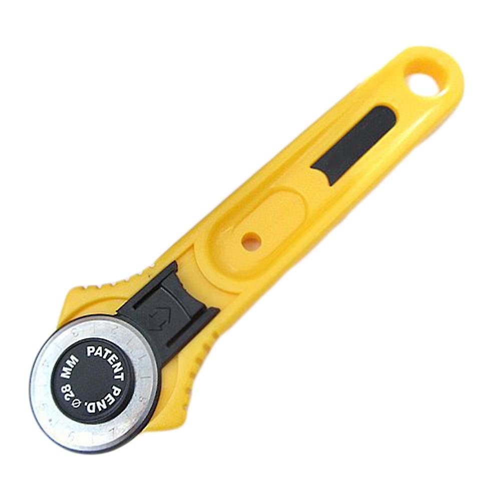 ZHOUBA 28mm Portable Roller Cutter Blade Knife Round Rotary Cloth Textile Cutting Tool