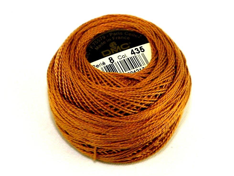 DMC 8 号棉 Perle 线 80m 435 - 每 10 克球