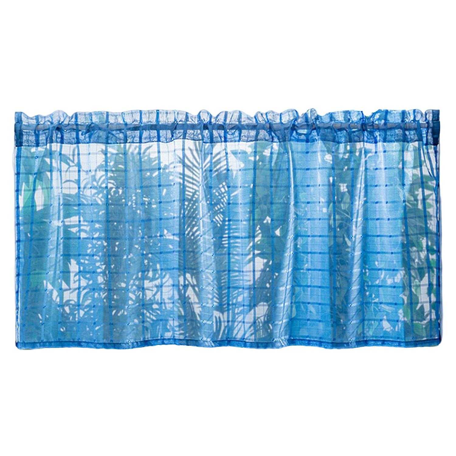Short Curtain Air Drainage Tear-Resistant Non-fading Easy to Install Translucent Partition Window Ga