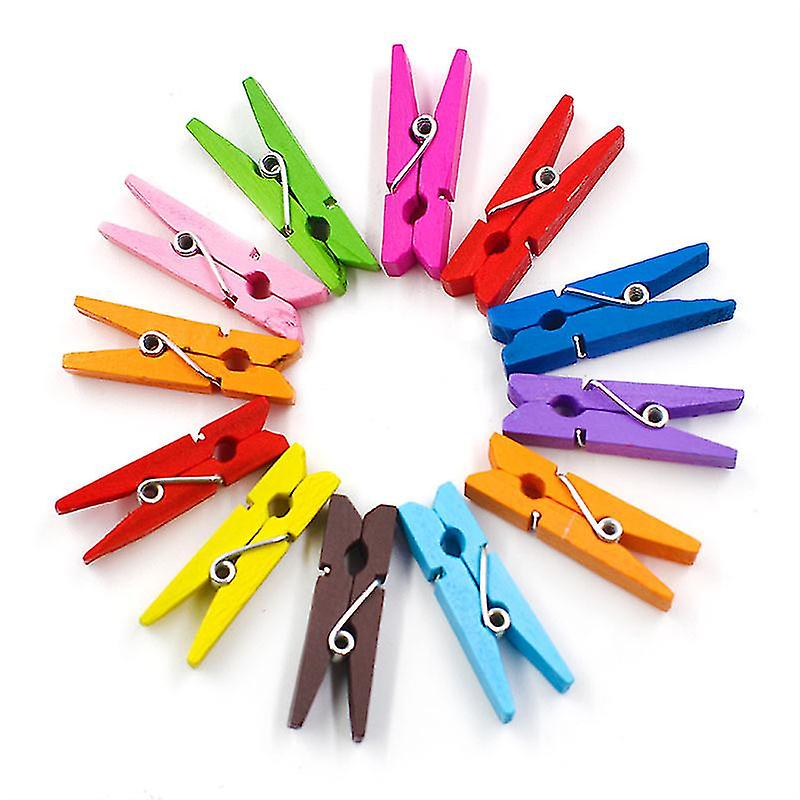 20 Pieces Clothesclips Set Clothespins Durable Windproof Laundry Pegs SX