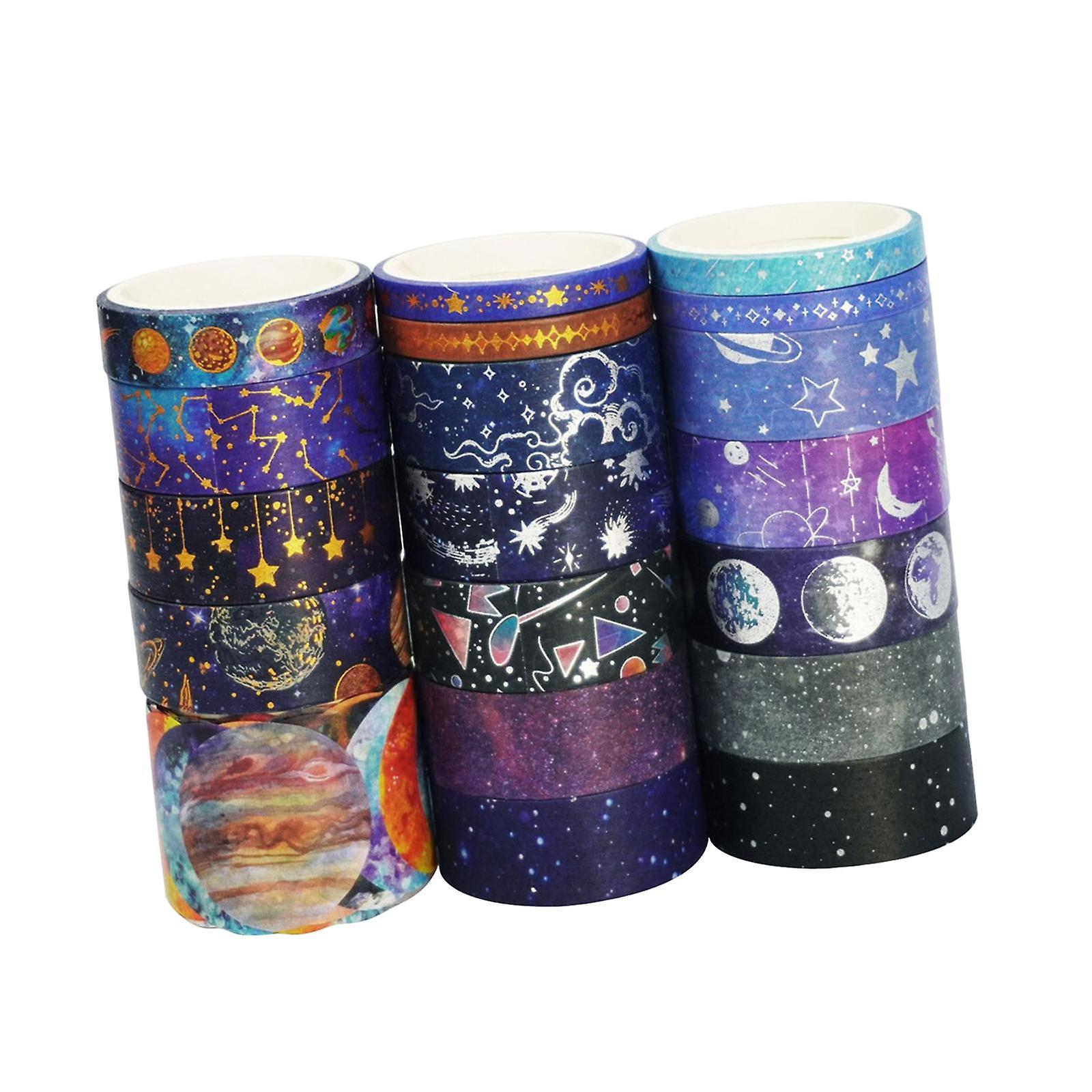 2.5M 19 Rolls Washi Tape Set Decorative Tape Label Sticker for Notebooks