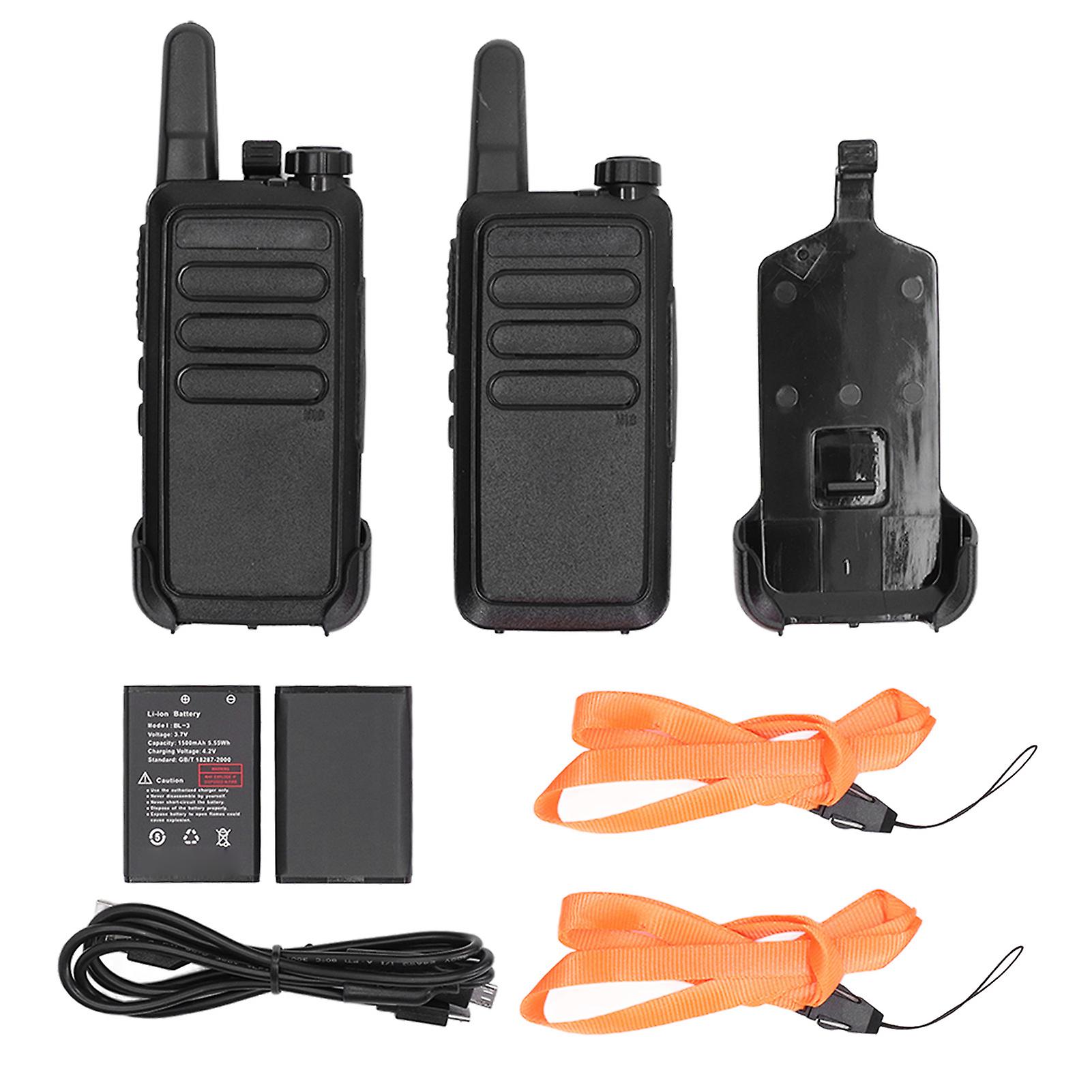 Compact Handheld Walkie Talkies with USB Charging and Durable ABS Shell for Versatile Use