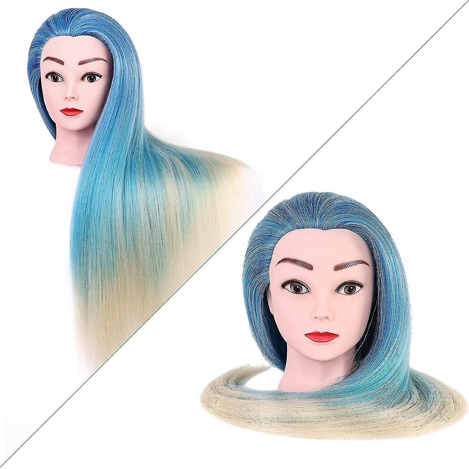 Wig doll head DIY knitting kit