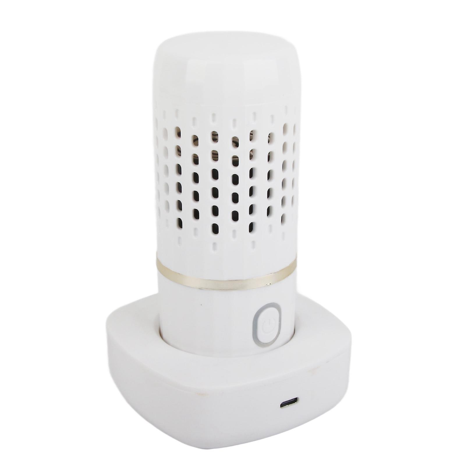 Vegetable Washing Machine Multifunction Wireless USB Charging Auto Capsule Fruit Purifier for Kitchen White 