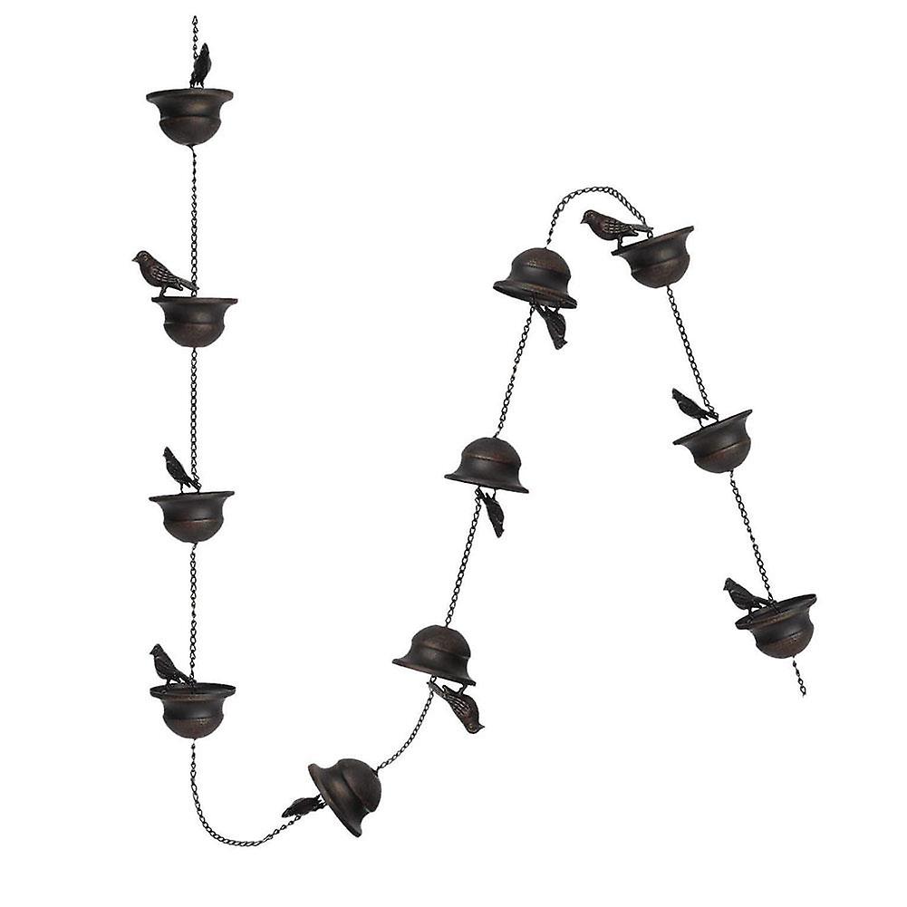 Bird Rain Chains for Gutters Cup Rain Chain Replacement Downspouts