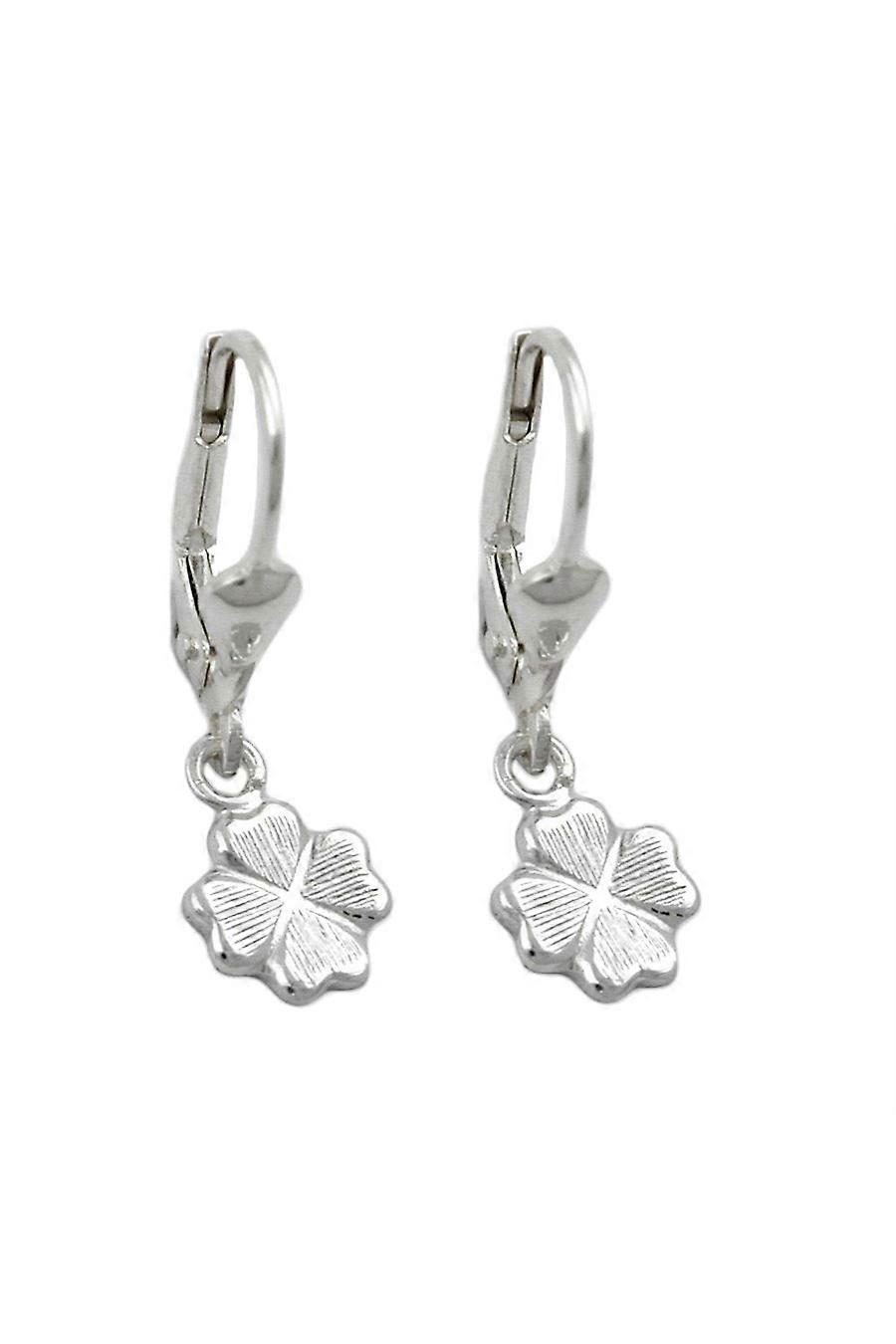 Leverback Earrings Cloverleaf Silver 925 - Gl90012