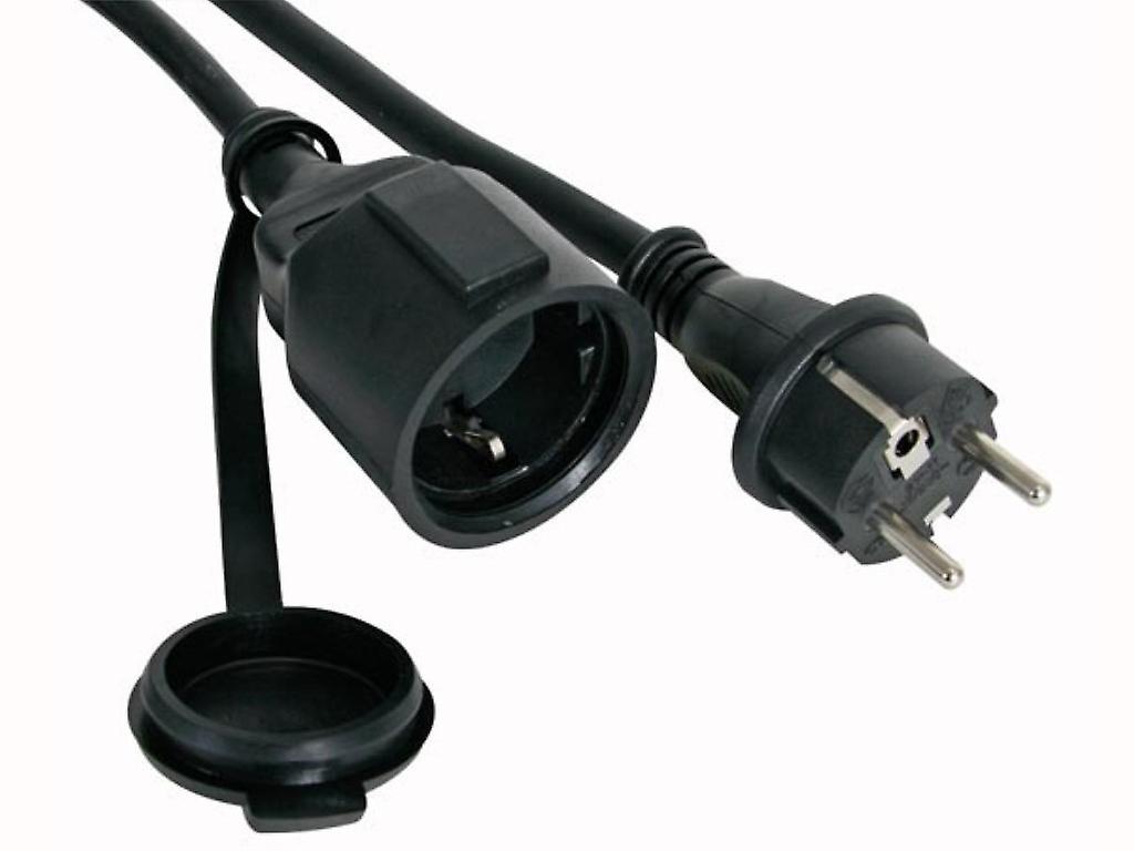 Rubber Extension Cable - 10 M - 3G1.5 - Schuko