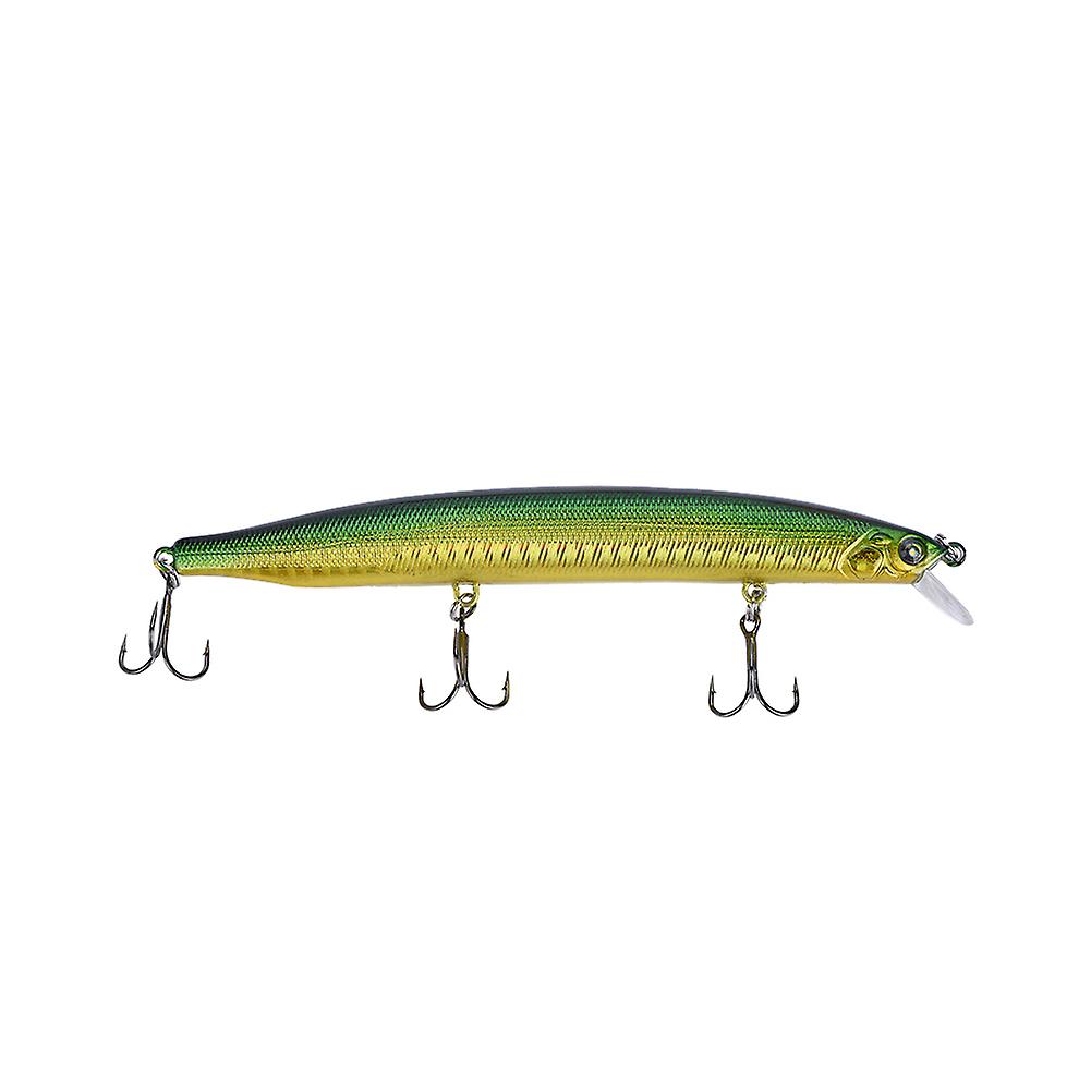 Lebensechter harter Bleistiftköder Angeln Minnow Köder mit Drilling-Haken-Tackle-Zubehör