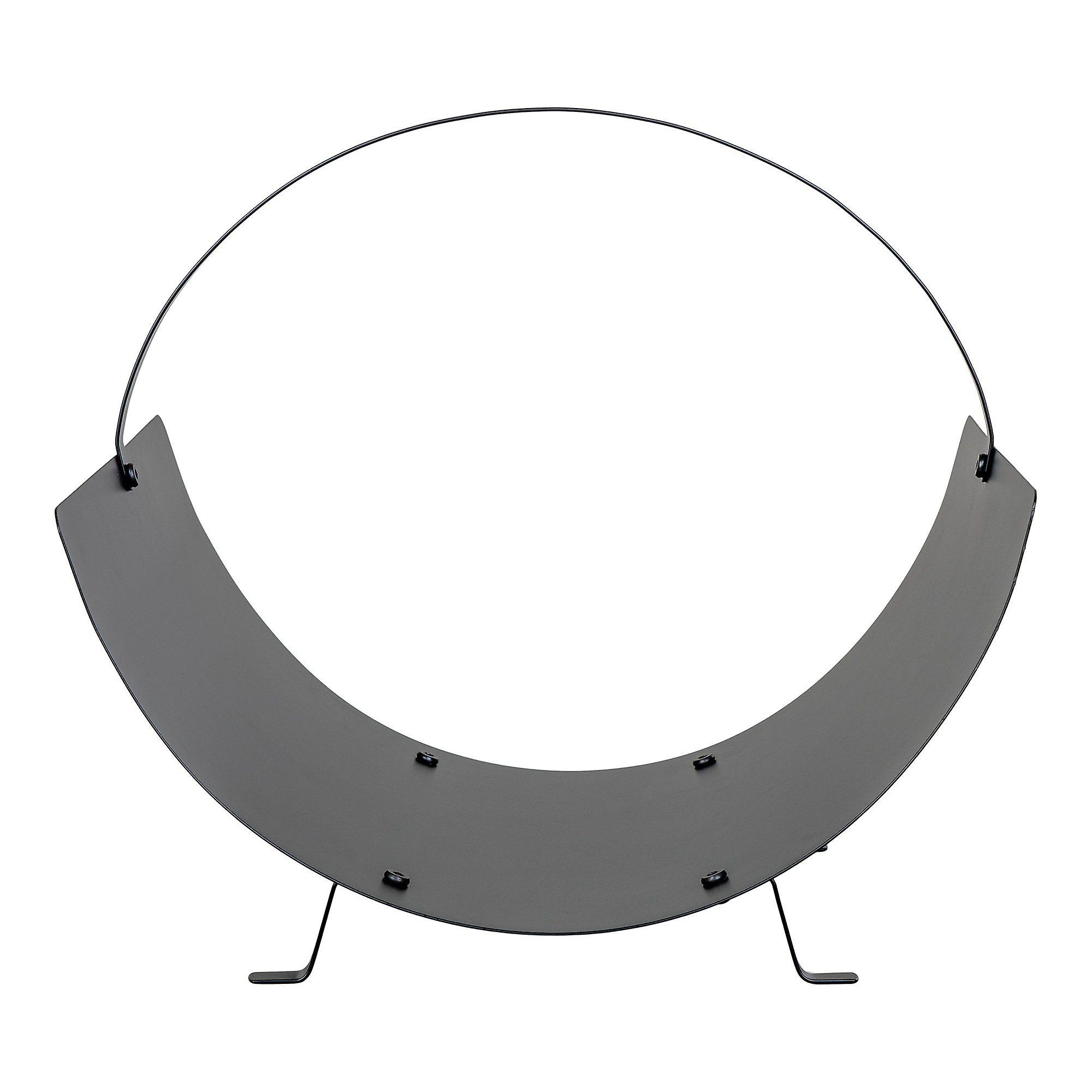 Log holder - Log holder, steel, black, 40 x 35 x 33,5 cm