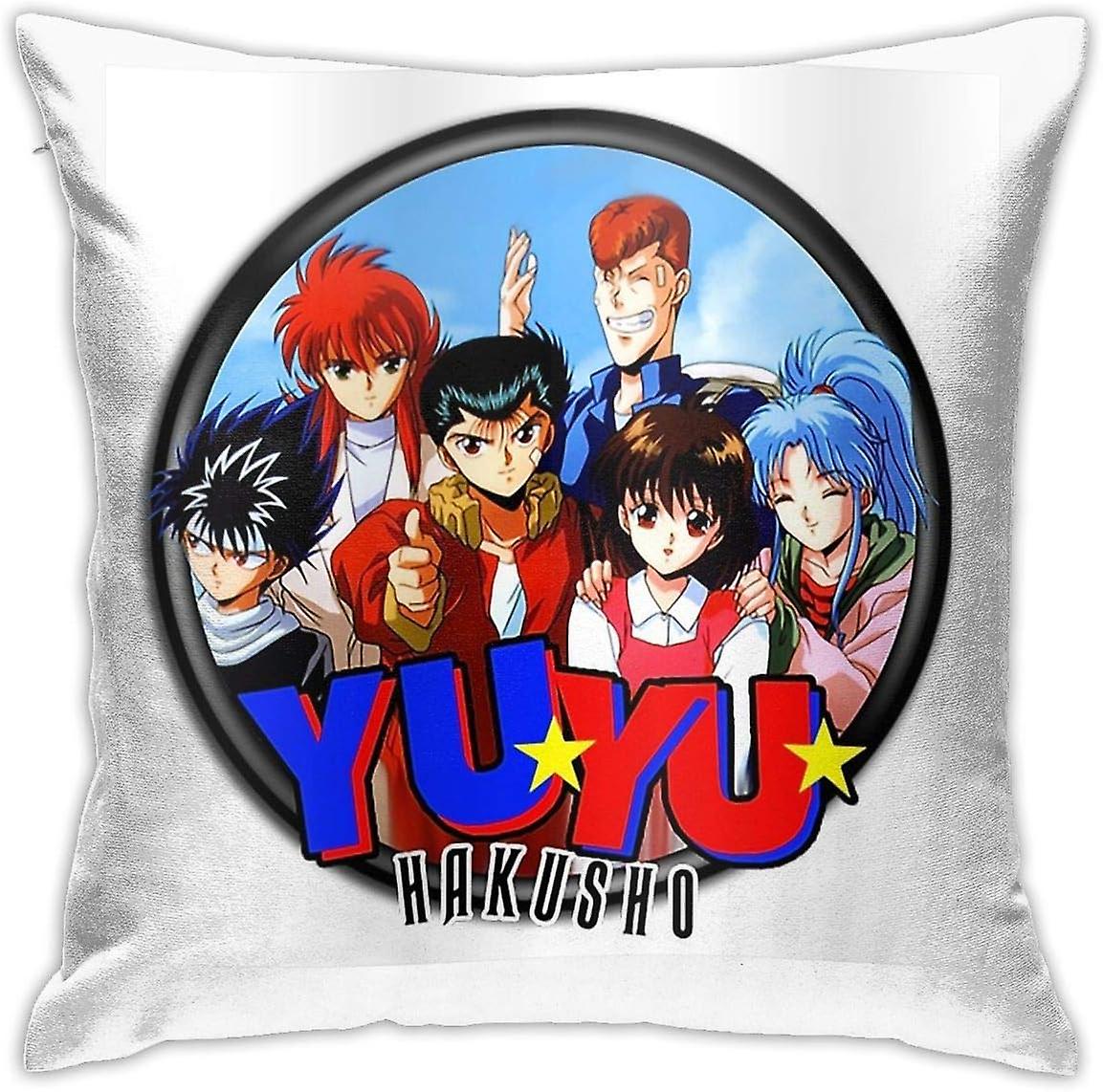 Yu Yu Hakusho Pillowcase Sofa Soft Home Decorative Throw Pillow Luxury Breathable Cushion Cover Size 18 X 18 Inch
