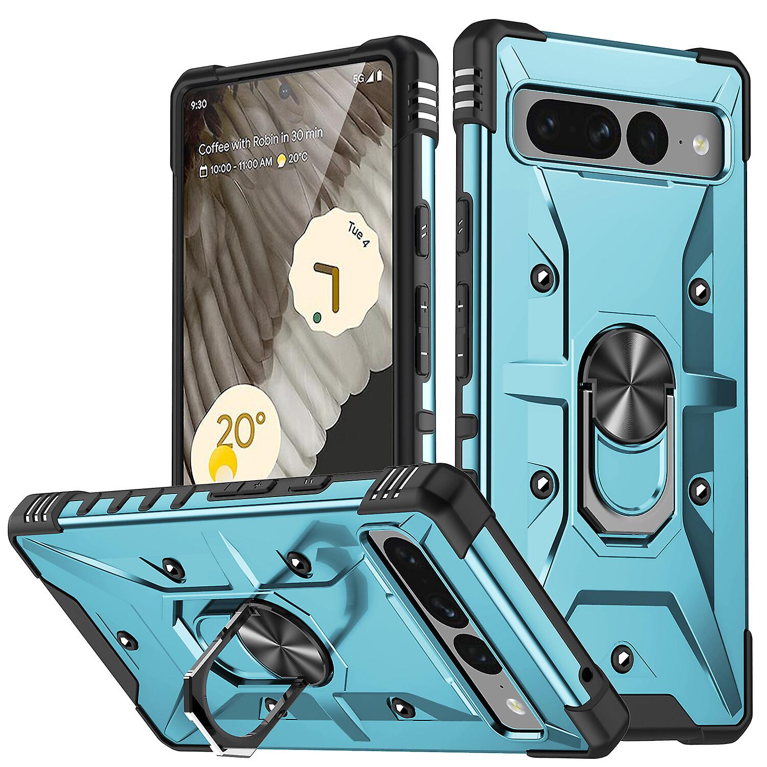 Shockproof Magnetic With Ring Holder Cover Case For Google Pixel 7 Pro