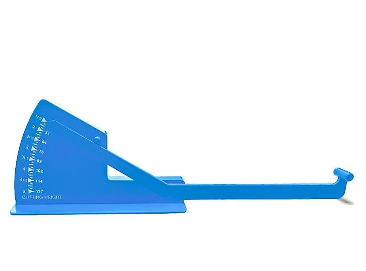 1 piece armor plate level ruler lawn mower measuring balance ruler deck level gauge