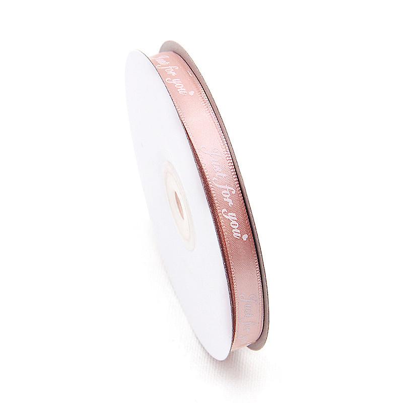 Christmas Packing Materials 5 Rolls Ribbon 1cm Polyester Flower Gift Box Ribbon