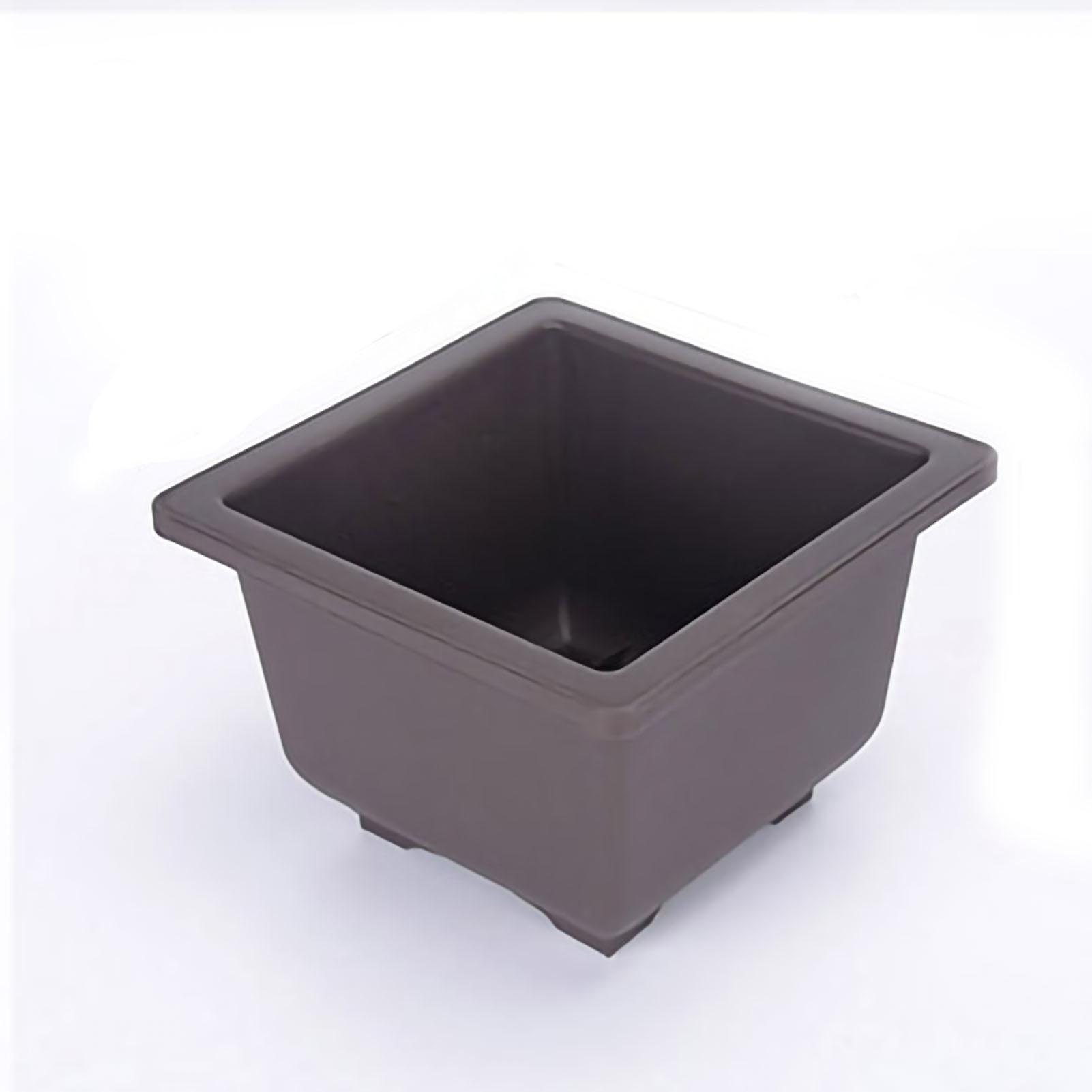 Rectangular Flower Pot Simple Stylish Drain Design Thickening Succulent Pot Succulent Planter with Tray Large Rhombus Deep Pot