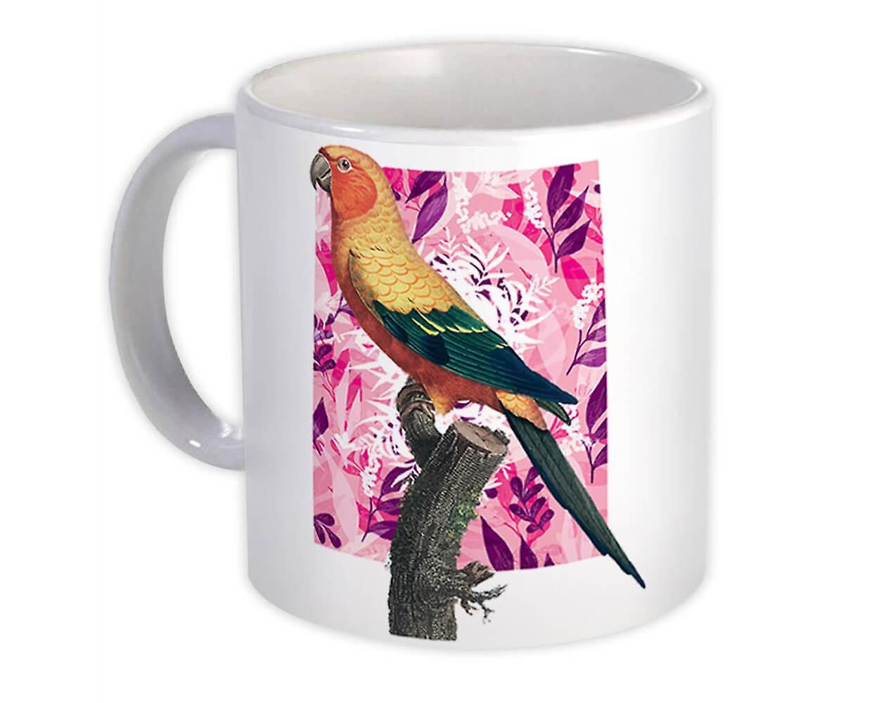 Gift Mug: Bird Floral Bird