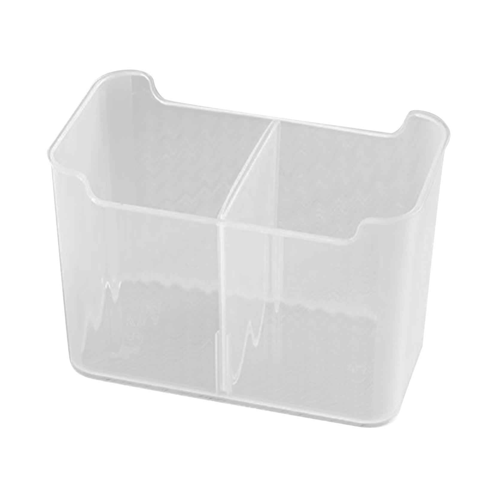 Fridge Organizer Bin Transparent Plastic Refrigerator Storage Container for Kitchen