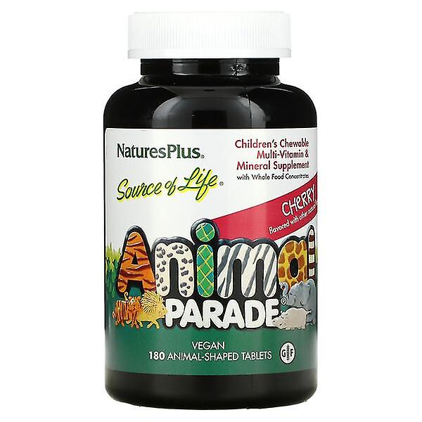 NaturesPlus, Source of Life, Animal Parade, Children's Chewable Multi-Vitamin & Mineral Supplement, 