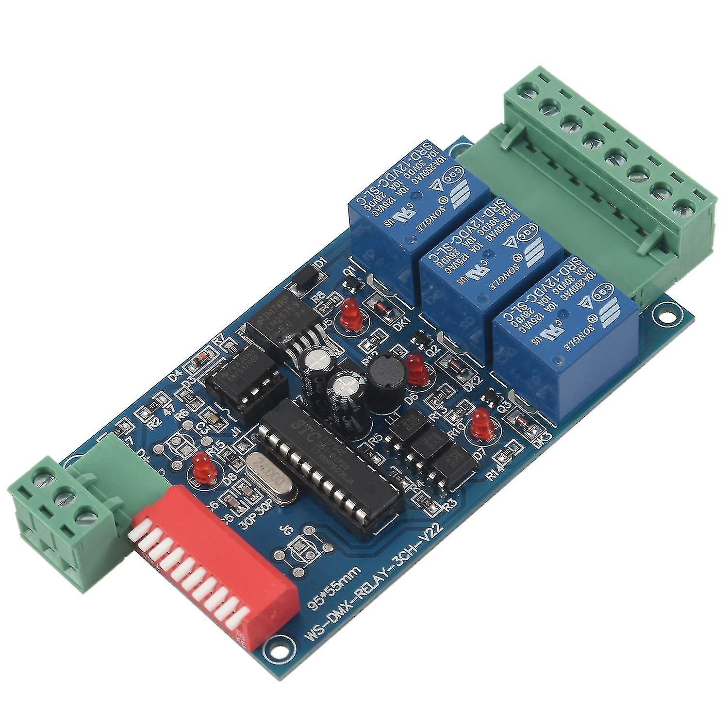 3 Chl 5a Dmx512 Relay S Kit Diy Converter Dimmer Relay