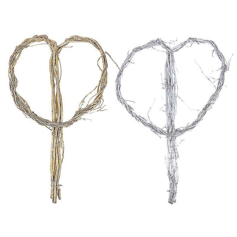 2pcs Wicker Wreath Frame