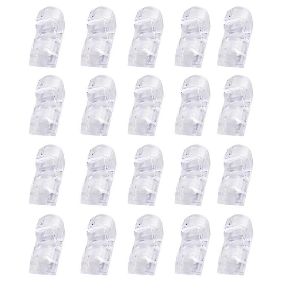 20/16Pcs Self-adhesive Wire Organizer Cable Clamp Line Clip Ties Fixer Holder